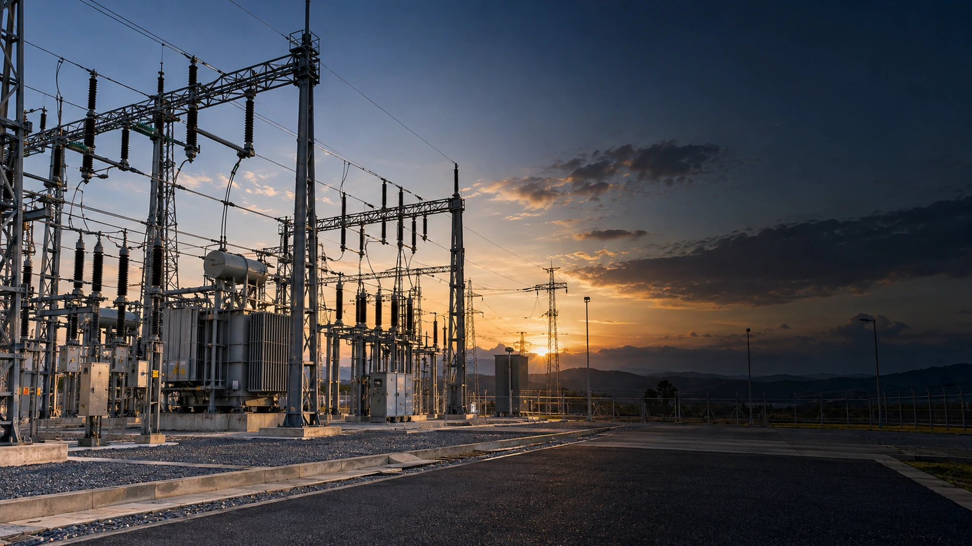 Subestação elétrica para acompanhamento técnico e gestão de ativos